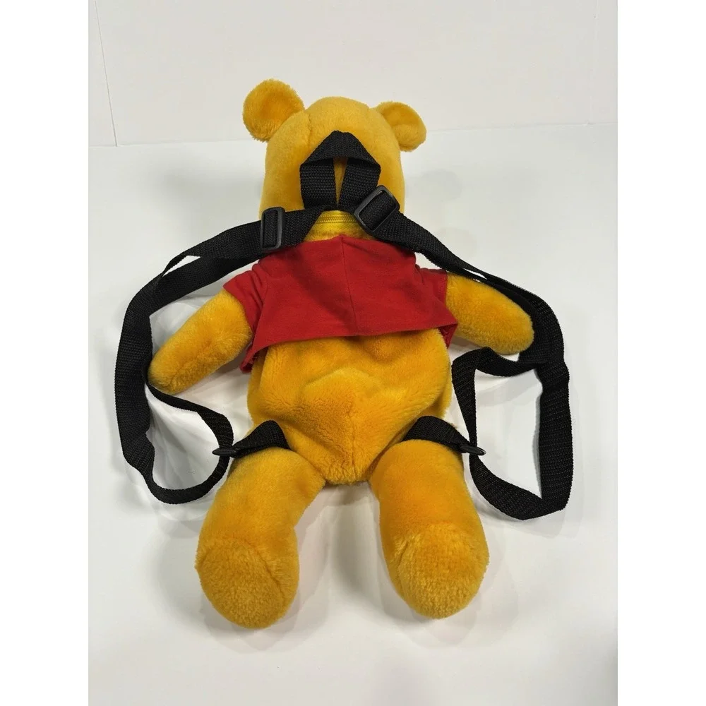 Vintage Disney Winnie The Pooh Backpack Plush Stuffed Bear With Zipper